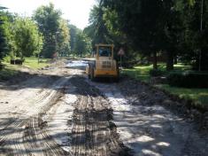 Rekonstrukce silnice - červenec - listopad 2014