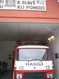 Hasička - garáž (leden 2010)